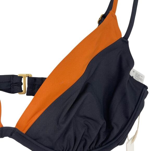 L Space Fused Zendaya Underwire Bikini Top Black Amber Size Large NEW With Tags! - Picture 4 of 7